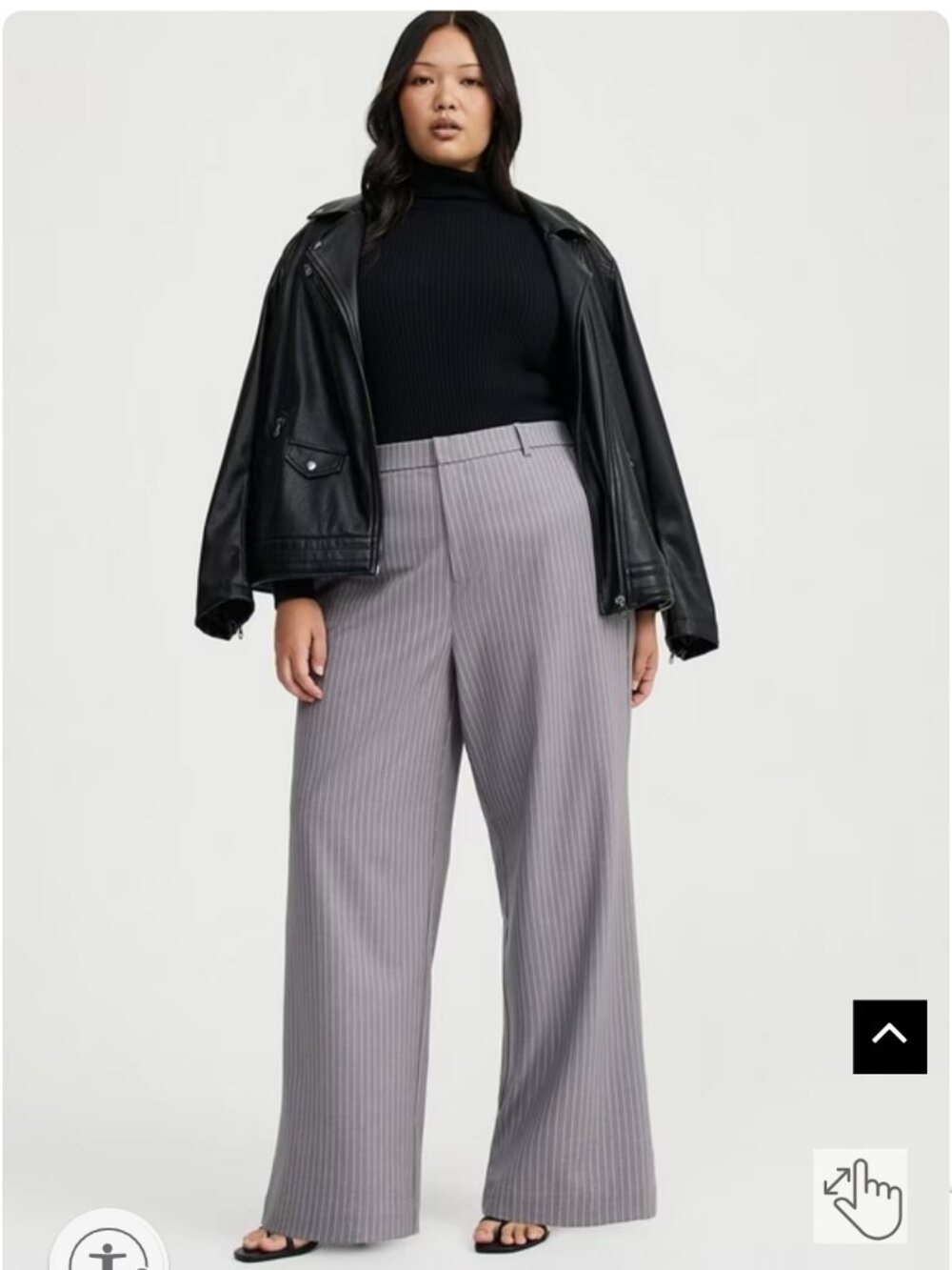 Torrid High Rise Wide Leg Trouser